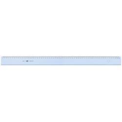 ARDA UNI - Righello - 40 cm - grigio fumo - polistirene