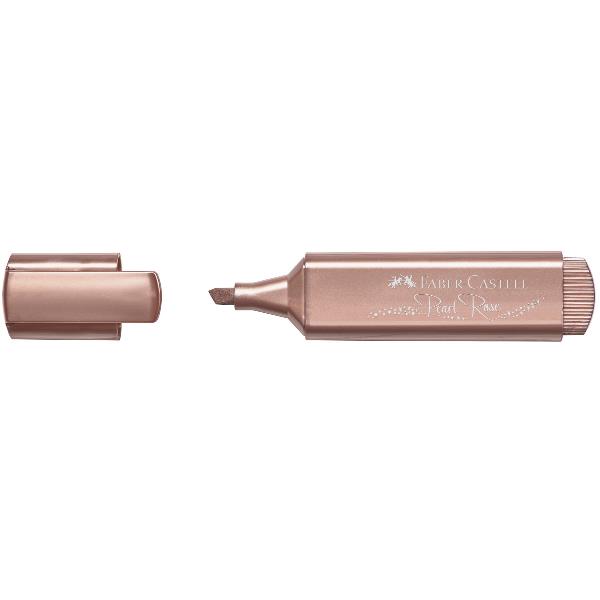 Faber-Castell TEXTLINER 46 Metallic - Evidenziatore - rosa perla - inchiostro base acqua - 1-2-5 mm