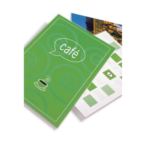 GBC Card Laminating Pouch - 125 micron - confezione da 100 - brillante - 75 x 105 mm rivestimento di plastificazione