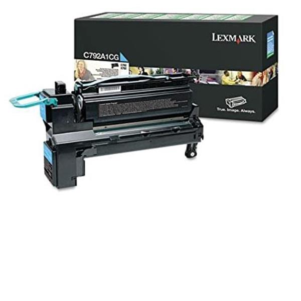 Lexmark - Ciano - originale - cartuccia toner LCCP, LRP - per Lexmark C792, X792