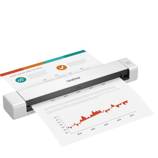 Brother DSmobile DS-640 - Scanner con alimentatore di fogli - 215.9 x 1828.8 mm - 600 dpi x 600 dpi - USB 3.0