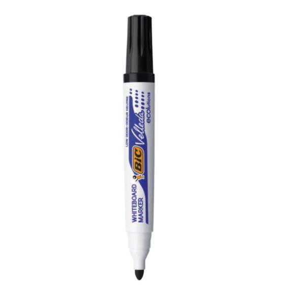 BIC Velleda ecolutions 1701 - Marcatore - non permanente - per lavagna bianca - nero, rosso, blu, verde - inchiostro a base alcolica - 1.5 mm (pacchetto di 4)
