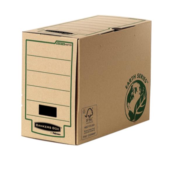 Bankers Box EArth - Cartella a scatola - larghezza dorsale 153 mm - marrone