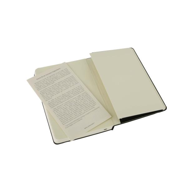 Moleskine Classic Pocket - Taccuino - cartonato - 90 x 140 mm - 96 fogli / 192 pagine - bianco - bianco - nero - cartone