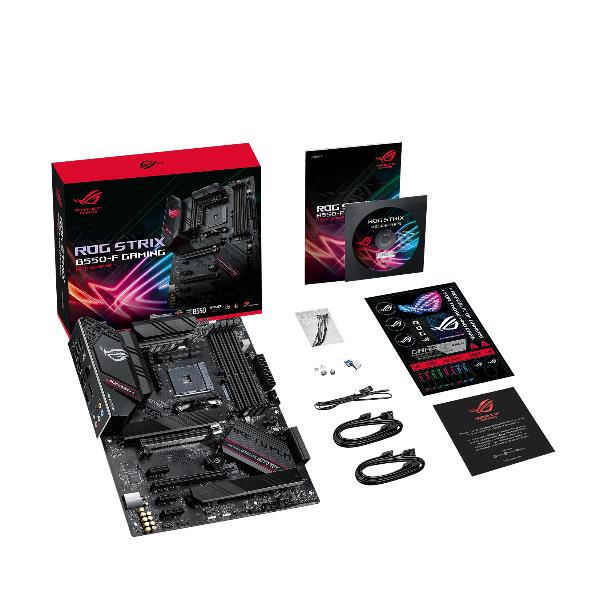 ASUS ROG STRIX B550-F GAMING - Scheda madre - ATX - Socket AM4 - AMD B550 Chipset - USB-C Gen2, USB 3.2 Gen 1, USB 3.2 Gen 2 - 2.5 Gigabit LAN - scheda grafica (richiesta CPU) - HD Audio (8 canali)