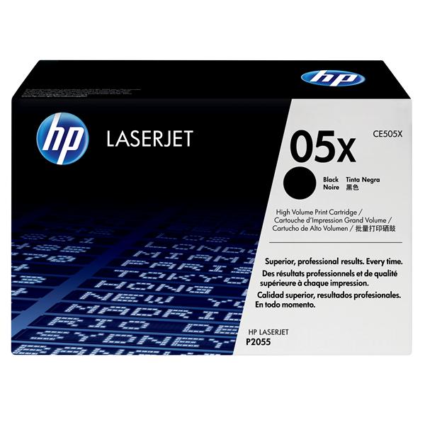 HP 05X - Alta resa - nero - originale - LaserJet - cartuccia toner (CE505X) - per LaserJet P2054, P2055, P2056, P2057