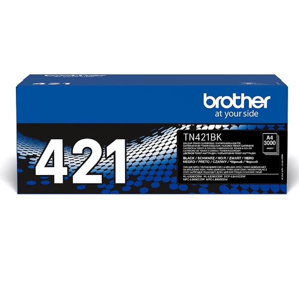 Brother TN421BK - Nero - originale - cartuccia toner - per Brother DCP-L8410, HL-L8260, HL-L8360, MFC-L8690, MFC-L8900