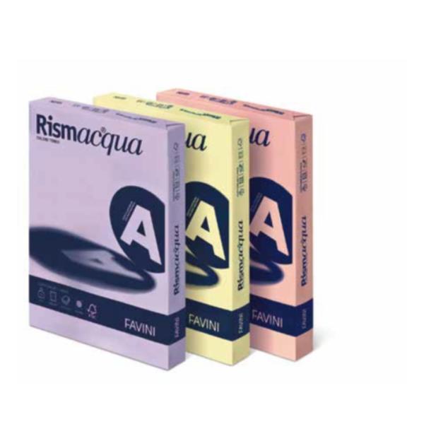 FAVINI Rismacqua - Cellulosa - ice - A3 (297 x 420 mm) - 200 g/m² - 125 fogli carta colorata