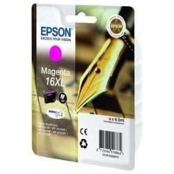 Epson 16XL - 6.5 ml - XL - magenta - originale - blister con radiofrequenza / allarme acustico - cartuccia d'inchiostro - per WorkForce WF-2010, 2510, 2520, 2530, 2540, 2630, 2650, 2660, 2750, 2760