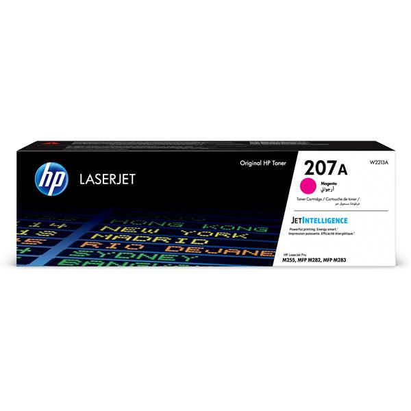 HP 207A - Magenta - originale - LaserJet - cartuccia toner (W2213A) - per Color LaserJet Pro M255dw, M255nw, MFP M282nw, MFP M283fdn, MFP M283fdw