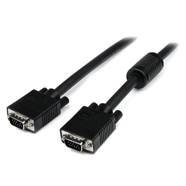 StarTech.com Cavo coassiale VGA monitor alta risoluzione 30 m - HD15 M/M - Cavo video VGA per monitor  (MXTMMHQ30M) - Cavo VGA - HD-15 (VGA) (M) a HD-15 (VGA) (M) - 30 m - stampato - nero