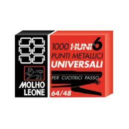 Molho Leone Universali Huni 6 - Punti metallici - 64/48 - pacco da 1000