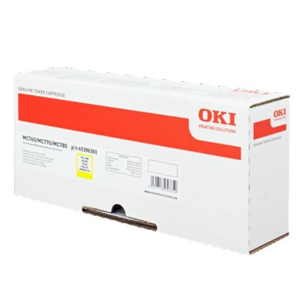 OKI - Giallo - originale - cartuccia toner - per OKI MC760dn, MC760dnfax, MC760dnvfax, MC770dnfax, MC780dfnfax