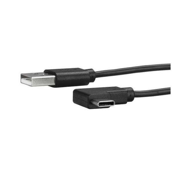StarTech.com Cavo USB-A a USB-C - Angolato a destra - M/M - 1m - USB 2.0 - Cavo USB - USB (M) dritto a 24 pin USB-C (M) Angolo retto - USB 2.0 - 1 m - nero