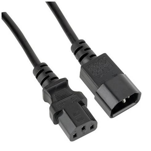 Nilox - Cavo di alimentazione - power IEC 60320 C13 a power IEC 60320 C13 - 3 m - nero