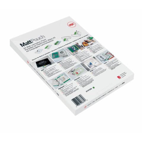 GBC - 75 micron - confezione da 100 - opaco - 216 x 303 mm rivestimento di plastificazione