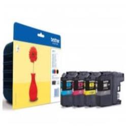 Brother LC121 Confezione originale da 4 cartucce inkjet - Nero, giallo, ciano, magenta - originale - blister - cartuccia d'inchiostro - per Brother DCP-J132, DCP-J152, DCP-J552, DCP-J752, MFC-J245, MFC-J470, MFC-J650, MFC-J870
