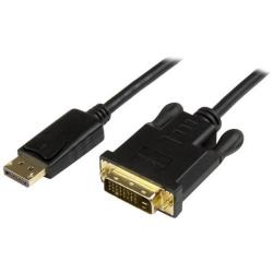 StarTech.com Cavo convertitore DisplayPort a DVI da 91 cm - Adattatore DP a DVI-D - Nero  1920x1200 M/M - Cavo dello schermo - DisplayPort (M) a DVI-D (M) - 91.4 cm - nero - per P/N: DK30CH2DEP, DK30CH2DEPUE