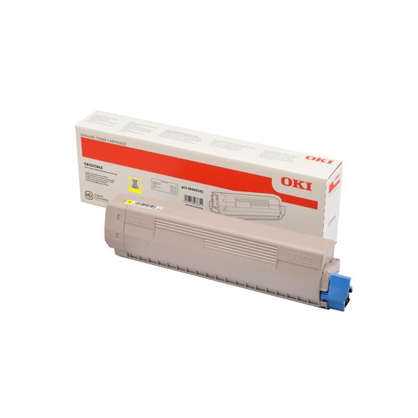 OKI - Alta capienza - giallo - originale - cartuccia toner - per C833dn, 833n, 843dn