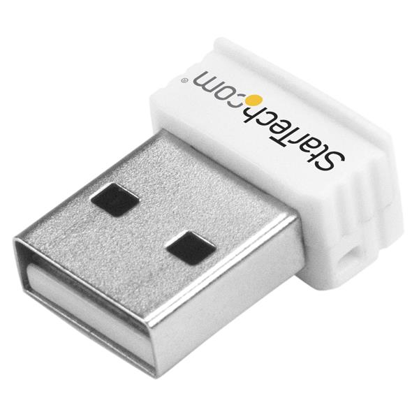 StarTech.com Adattatore di rete wireless N mini USB 150 Mbps - Adattatore WiFi USB 802.11n/g 1T1R - Bianco - Wireless NIC (USB150WN1X1W) - Adattatore di rete - USB 2.0 - 802.11b/g/n - bianco