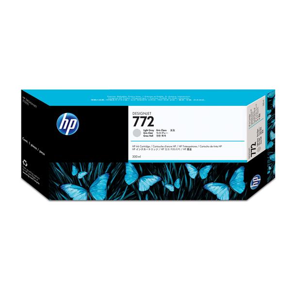 HP 772 - 300 ml - grigio chiaro - originale - DesignJet - cartuccia d'inchiostro - per DesignJet HD Pro MFP, SD Pro MFP, Z5200 PostScript, Z5400 PostScript ePrinter