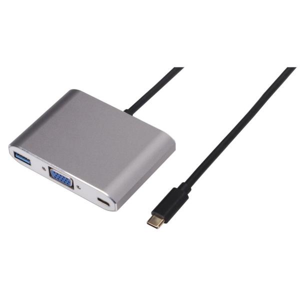 Nilox - Docking station - USB-C 3.1 - VGA