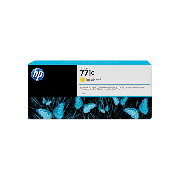 HP 771C - 775 ml - giallo - originale - cartuccia d'inchiostro - per DesignJet Z6200, Z6600, Z6610, Z6800, Z6810