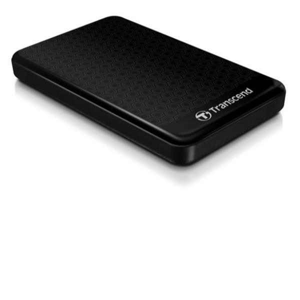 Transcend StoreJet 25A3 - HDD - 1 TB - esterno (portatile) - 2.5" - USB 3.0 - nero