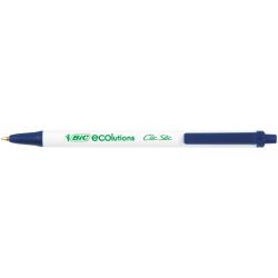 BIC ECOlutions CLIC STIC - Penna a sfera - blu - 1 mm - medio - retrattile - pacco da 50