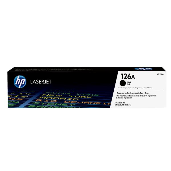 HP 126A - Nero - originale - LaserJet - cartuccia toner (CE310A) - per Color LaserJet Pro CP1025; LaserJet Pro MFP M175; TopShot LaserJet Pro M275