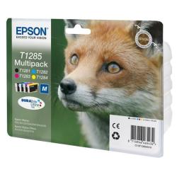 Epson T1285 Multipack - Confezione da 4 - 16.4 ml - nero, giallo, ciano, magenta - originale - cartuccia d'inchiostro - per Stylus S22, SX130, SX230, SX235, SX430, SX435, SX438, SX440, SX445; Stylus Office BX305