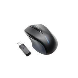 Kensington Pro Fit Full-Size - Mouse - per destrorsi - ottica - 6 pulsanti - senza fili - 2.4 GHz - ricevitore wireless USB - nero