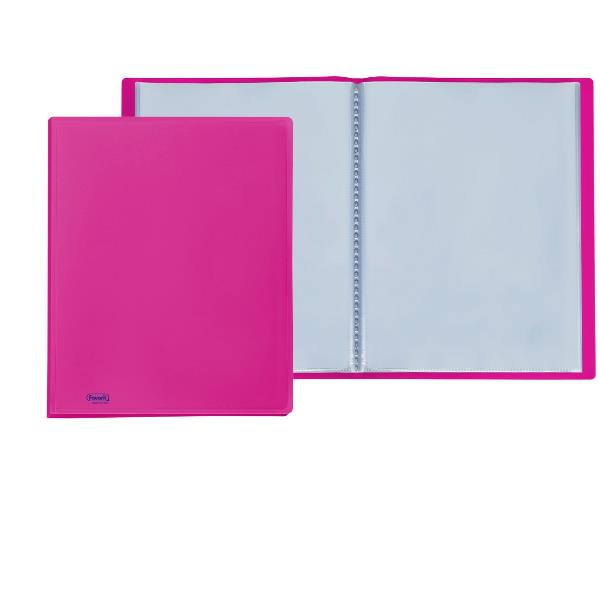 Favorit - Porta listini - 40 compartimenti - per 220 x 300 mm - fucsia