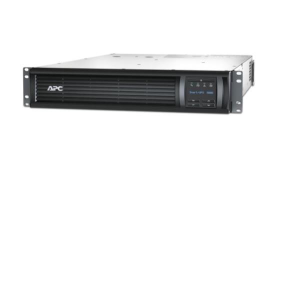 APC Smart-UPS 3000VA LCD RM - UPS (montabile in rack) - 230 V c.a. V - 2700 Watt - 3000 VA - Ethernet, RS-232, USB - connettori di uscita 9 - 2U - nero - con APC UPS Network Management Card - per P/N: AR3105W, AR3140G, AR3155W, AR3305W, AR3340G, AR3355W, AR4038IX432, NBWL0356A
