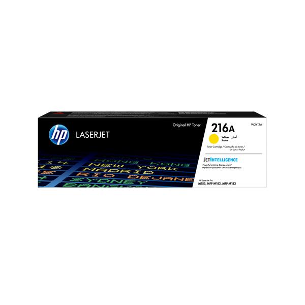 HP 216A - Giallo - originale - LaserJet - cartuccia toner (W2412A) - per Color LaserJet Pro M155a, MFP M182n, MFP M182nw, MFP M183fw