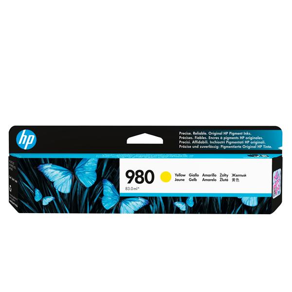 HP 980 - 86.5 ml - giallo - originale - cartuccia d'inchiostro - per Officejet Enterprise Color MFP X585; Officejet Enterprise Color Flow MFP X585