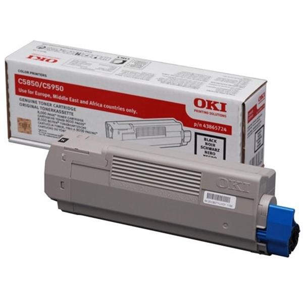 OKI - Nero - originale - cartuccia toner - per OKI MC560dn, MC560n; C5850dn, 5850n, 5950cdtn, 5950dn, 5950dtn, 5950n