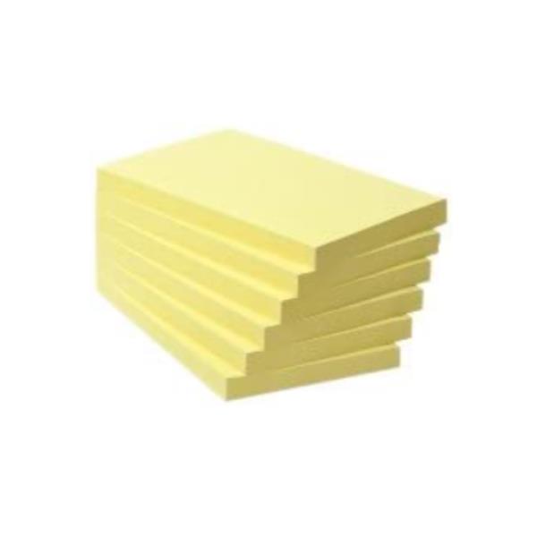 Blocco Post-it Notes Green - 655-1B - 76 x 127 mm - giallo - 100 fogli - riciclato 100% - Post-it