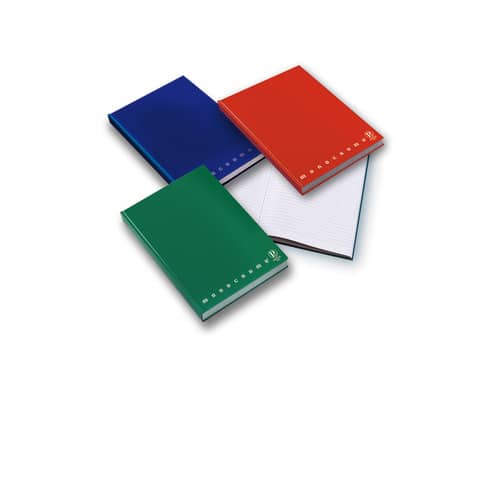 Pigna Monocromo "The Original" - Registro - A4 - 194 fogli / 388 pagine - a righe - cartone