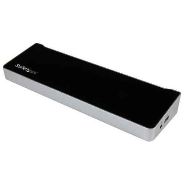 StarTech.com 4K USB-C Dock - Triple Monitor - Mac & Windows - 60W USB PD (DK30CH2DPPDU) - Docking station - USB-C - HDMI, 2 x DP - GigE - 60 Watt