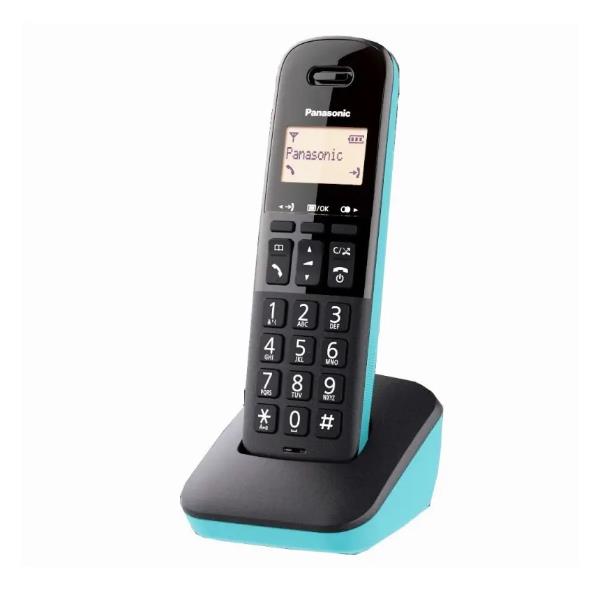 Panasonic KX-TGB610 - Telefono cordless con ID chiamante/chiamata in attesa - DECTGAP - 3-way capacità di chiamata - blu