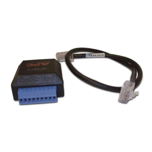 APC Dry Contact I/O Accessory - Kit adattatore di rete - nero - per P/N: AP9643, SMX1000C, SMX1500RM2UC, SMX1500RM2UCNC, SMX750C, SMX750CNC, SRTL3KRM1UC