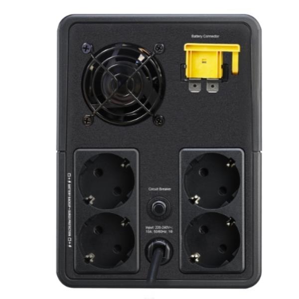 APC Easy UPS BVX Series BVX2200LI-GR - UPS - 220-240 V c.a. V - 1200 Watt - 2200 VA - 9 Ah - connettori di uscita 4