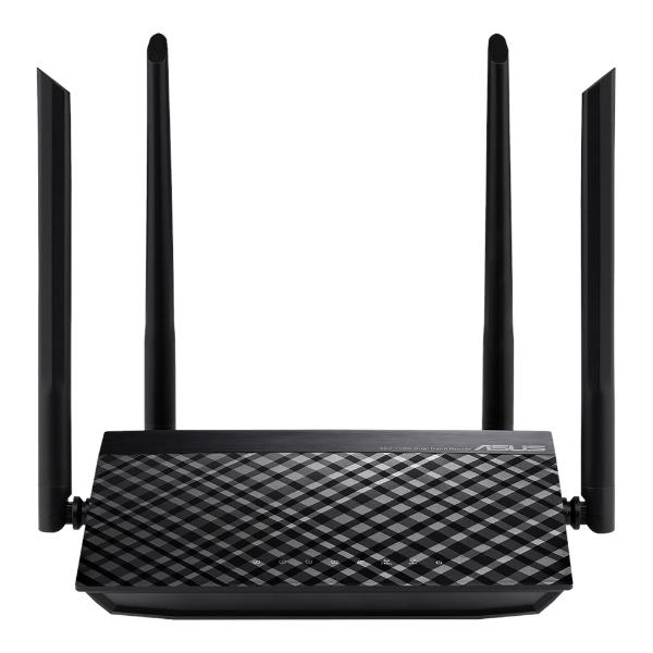 ASUS RT-AC1200 V2 - Router wireless - switch a 4 porte - 802.11a/b/g/n/ac - Dual Band