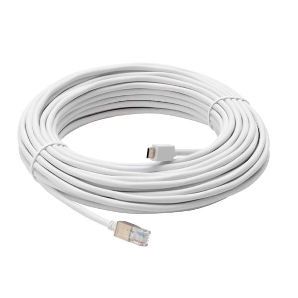 AXIS - Cavo per fotocamera - Micro-USB Tipo B (M) a RJ-12 (M) - 15 m - bianco (pacchetto di 4) - per AXIS F1004 Sensor Unit, F34 Surveillance System