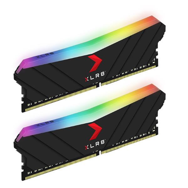 XLR8 RGB - DDR4 - kit - 32 GB: 2 x 16 GB - DIMM 288-PIN - 3200 MHz / PC4-25600 - CL16 - 1.35 V - senza buffer - non ECC