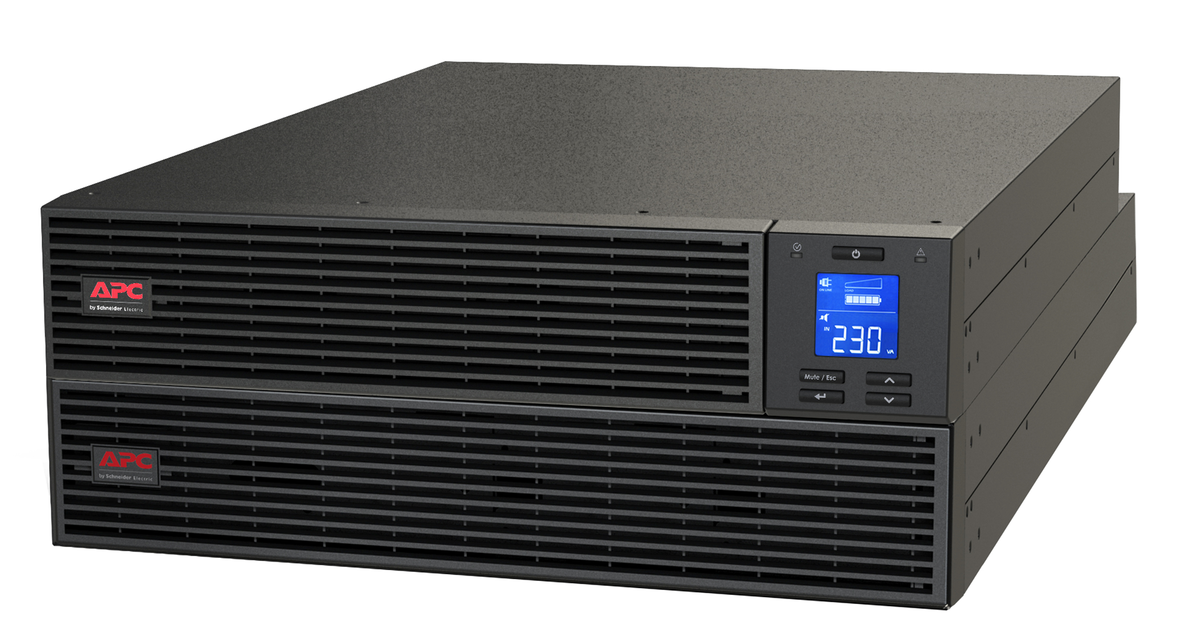 APC Easy UPS SRV SRV1KRILRK - UPS (montabile in rack) - 220/230/240 V c.a. V - 800 Watt - 1000 VA - RS-232, USB - connettori di uscita 4 - PFC (fattore di correzione alimentazione) - con kit guida