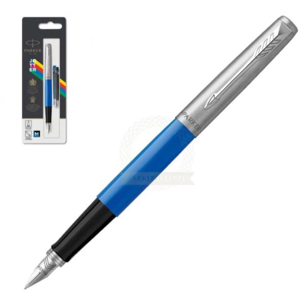 Parker Jotter Originals - Penna stilografica - nero blu - medio