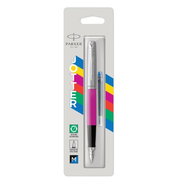 Parker Jotter Originals - Penna stilografica - nero blu - medio