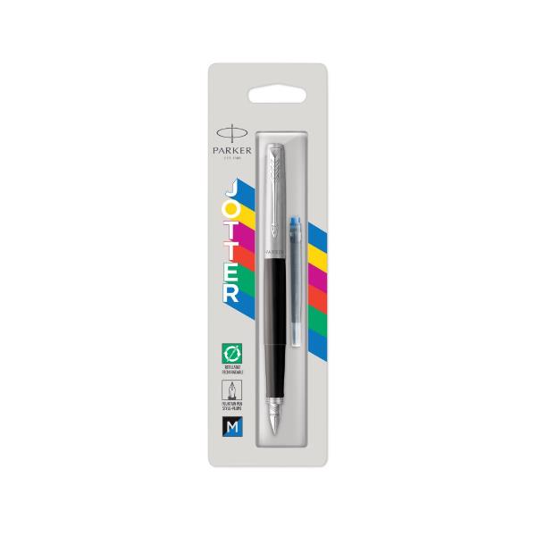 Parker Jotter Originals - Penna stilografica - nero blu - medio